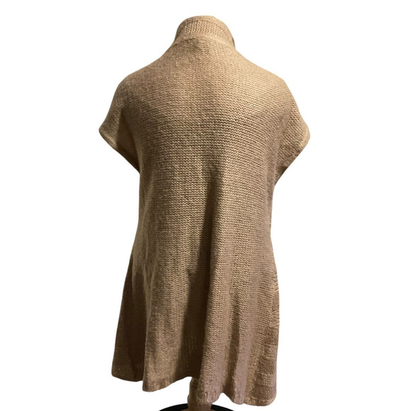 Dots Women's 3X Brown Open Front Draped Cardigan Sweater Acrylic Winter - Picture 12 of 12